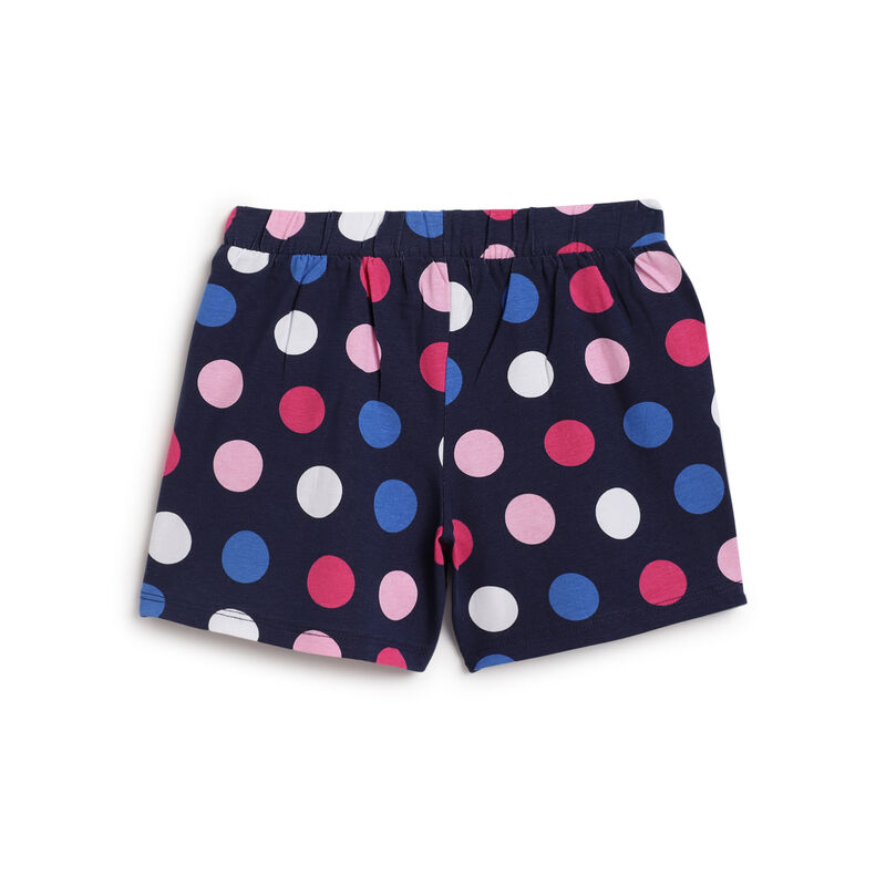 Girls Multicolor Printed Shorts (Pack Of 3) image number 2